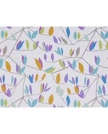 Coco Plum Cotton Curtain Fabric, Bahama