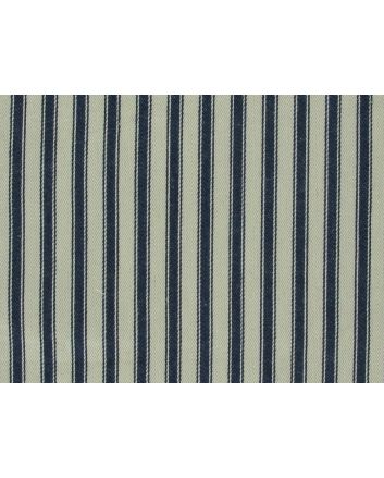 Cotton Canvas Ticking Stripes, Navy