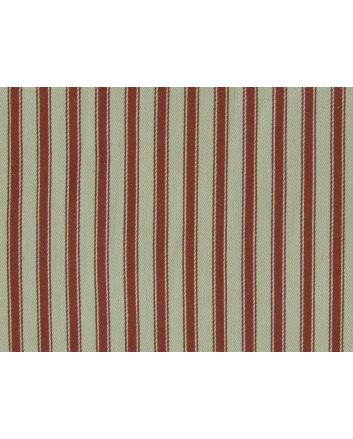 Cotton Canvas Ticking Stripes, Terracotta