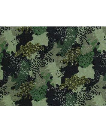 Camouflage Glitz Digital Cotton Print