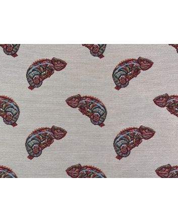 Cotton Rich Woven Tapestry, Allover Chameleon