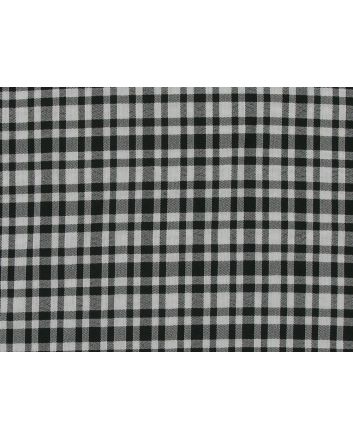 Crinkle Stretch Check, Black