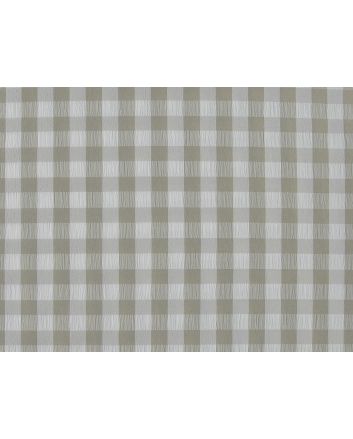Crinkle Stretch Gingham, Stone