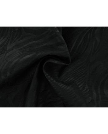 Crushed Zebra Jacquard, Black