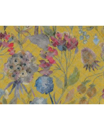 Dandelion Bloom Embroidered Anglasie, Yellow