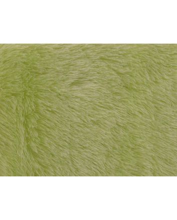 Deadstock Long Hair Plush Fur, Lime