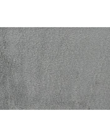 Deadstock Short Flat Pile Fur, Silver