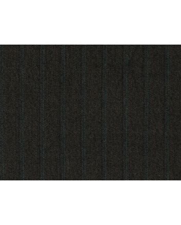 Deadstock Soft Touch Stripe Polyviscose Suiting, Brown