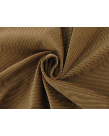 Designer Deadstock 8 Wale Pima Cotton Corduroy, Camel