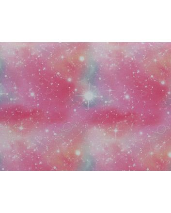 Star Gaze Galaxy Digital Cotton Print