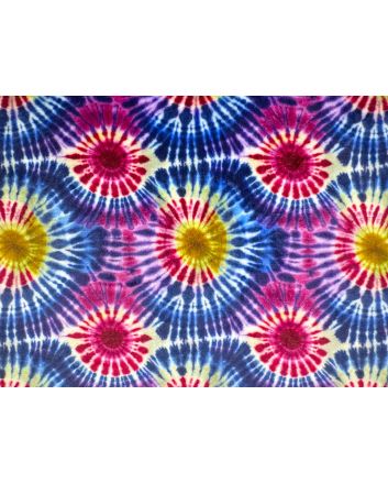 Digital Print Soft Huggle Fleece, Tie Dye
