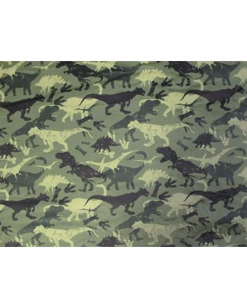 Dinosaur Silhouette Sherpa Backed Snuggle