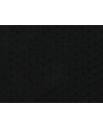 Dobby Spot Washed Cotton, Black