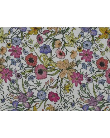 Eden Floral Printed Linen Blend