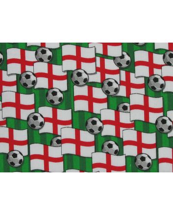 England Football Polycotton Print