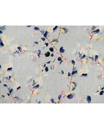 Eucalyptus Printed Linen Blend, Lilac