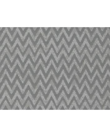 Everlast Textured Chevron Curtain Fabric, Carbon