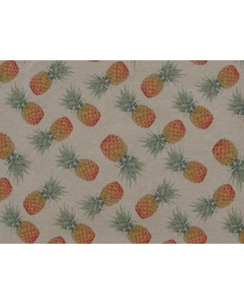 Exotic Pineapple Cotton Rich Linen Look Panama