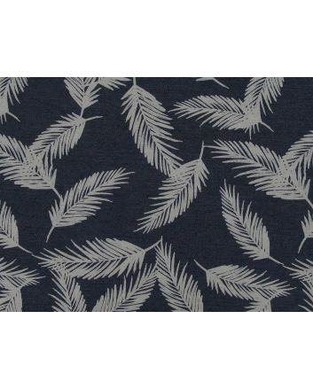 Feathers Printed Stretch Denim
