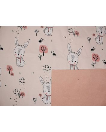 Fleece Backed Showerproof Soft Shell, Bunny Garden
