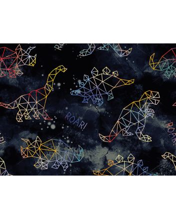 Fleece Backed Showerproof Soft Shell, Origami Dinosaurs