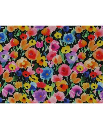 Flora Chain Printed Viscose Chalis
