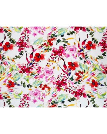 Floral Garden Printed Linen Blend
