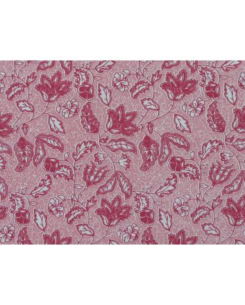 Floral Garden Retreat Polycotton Print, Red