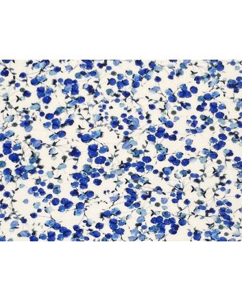 Floral Nebula Printed Linen Blend