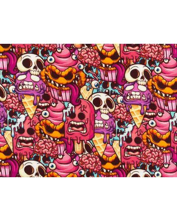 Frightening Fancies Cotton Print
