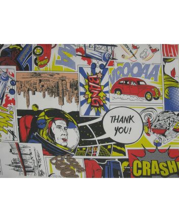 Future Comic Panels Cotton Rich Panama Canvas