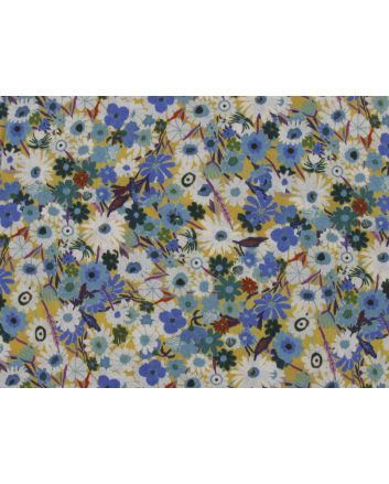 Garden Delight Cotton Ramie Blend, Yellow