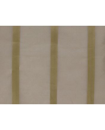 Gold Stripes Silk Organza, Sand