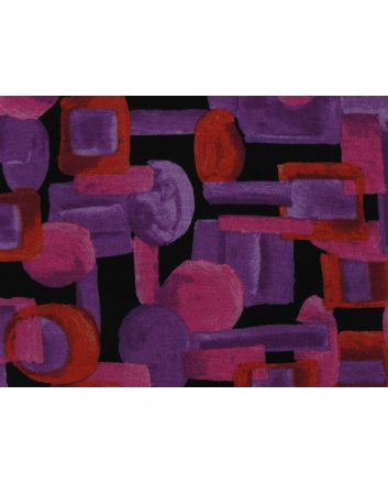 Graphic Palette Viscose Jersey, Fushia