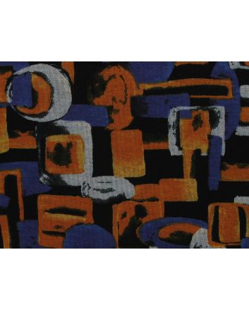 Graphic Palette Viscose Jersey, Orange