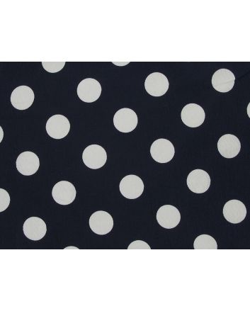 Grosgrain Polka Dot, Navy