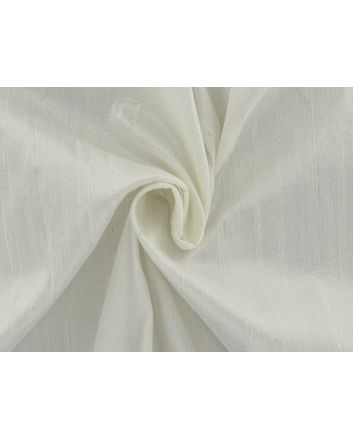 Hana Slubby Silk Dupion, Ivory