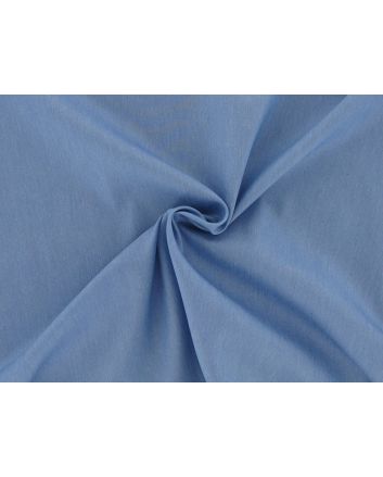 Harrier Cotton Chambray, Light Blue