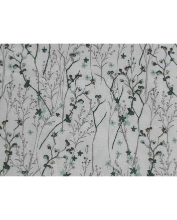 Heather Vines Flat Double Gauze