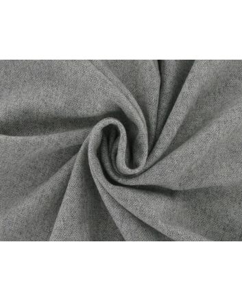 Herringbone Tweed Wool Blend, Grey