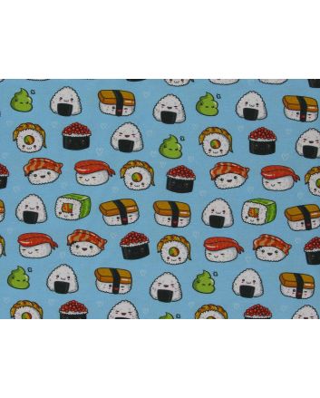 I Heart Sushi Cotton Jersey Print