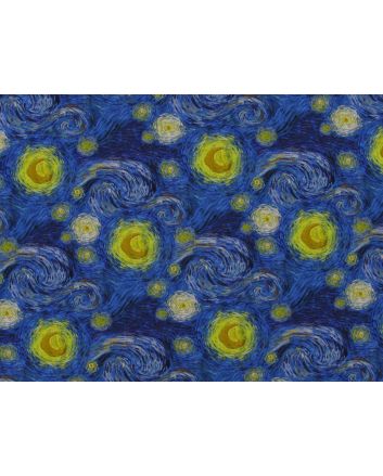 Iconic Art Cotton Jersey Print, Starry Night