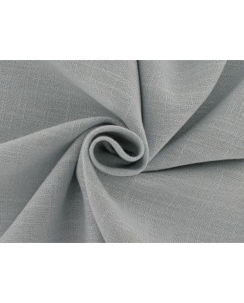 Indus Chalk Linen Blend Curtain Fabric, Cloud