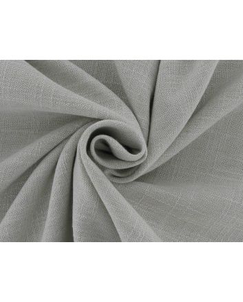 Indus Chalk Linen Blend Curtain Fabric, Fog
