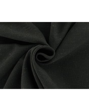 Indus Chalk Linen Blend Curtain Fabric, Smoke