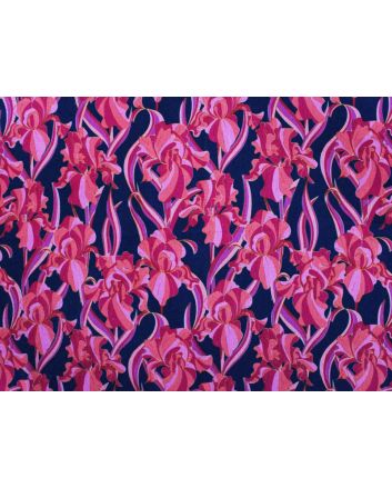 Iris Suprise Printed Linen Blend