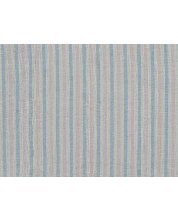 Katesbridge Mixed Candy Stripe Irish Linen, Sky Pink