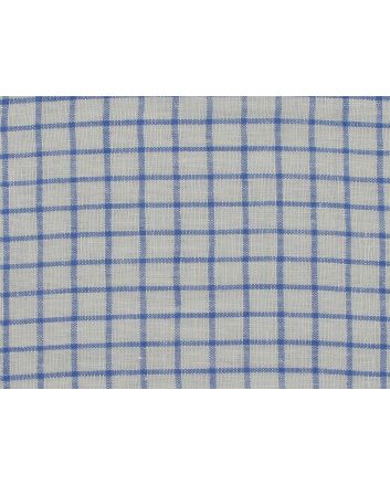 Keady Graph Check Irish Linen, Royal