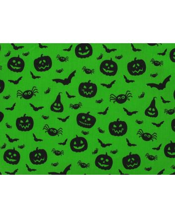 Lantern Glow Polycotton Print, Green