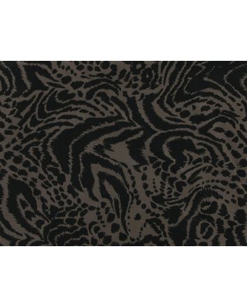 Leopard Pattern Cotton Print, Mocha